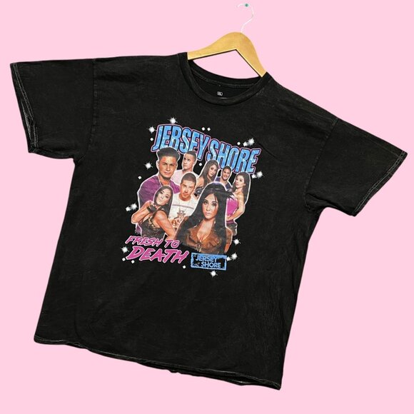 MTV Jersey Shore Fresh to Death Mineral Wash Tee XL - Picture 3 of 4